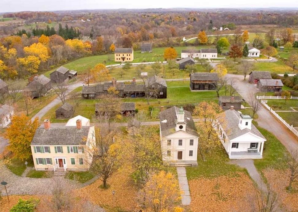 Aerial View of Genesee Country Village & Museum