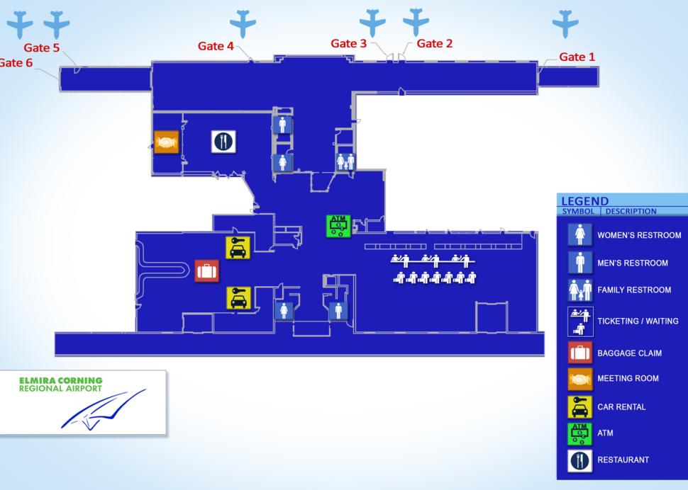 Floorplan at Elmira Corning Regional Airport