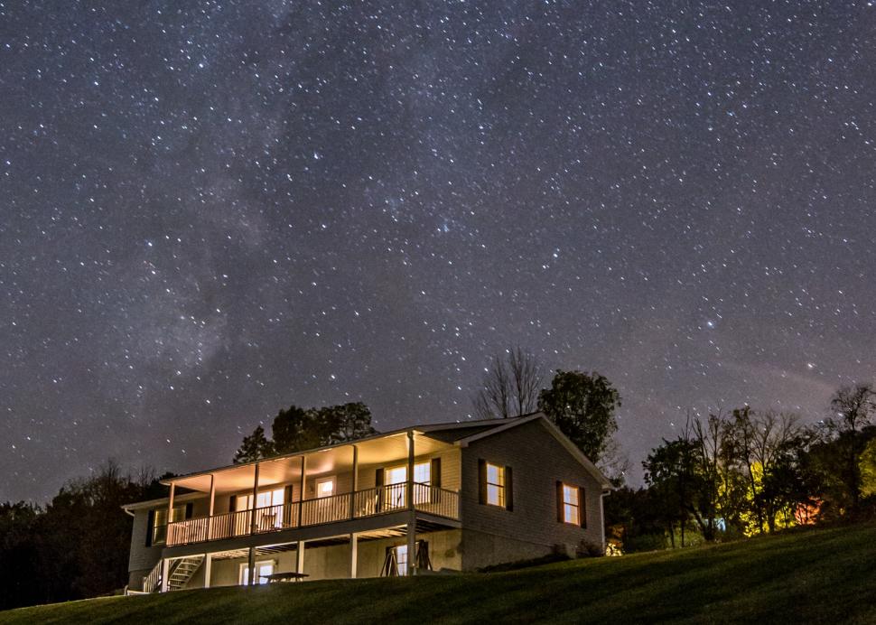 Enjoy star gazing from our lawns