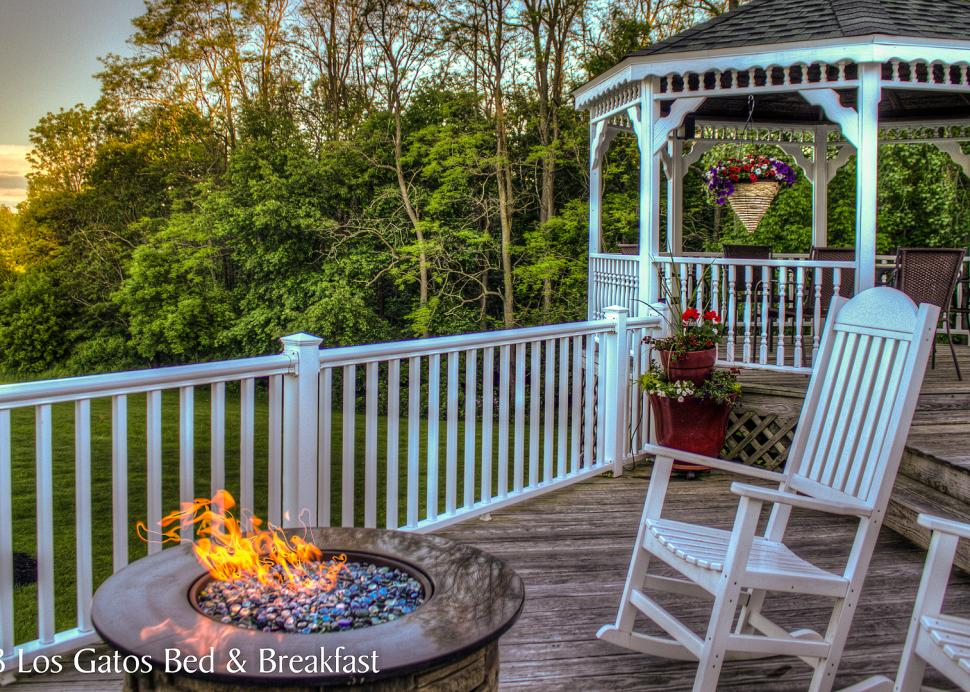 Unwind by the fire pit.