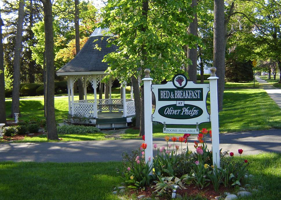 Relax and enjoy a beautiful Finger Lakes afternoon in the gazebo