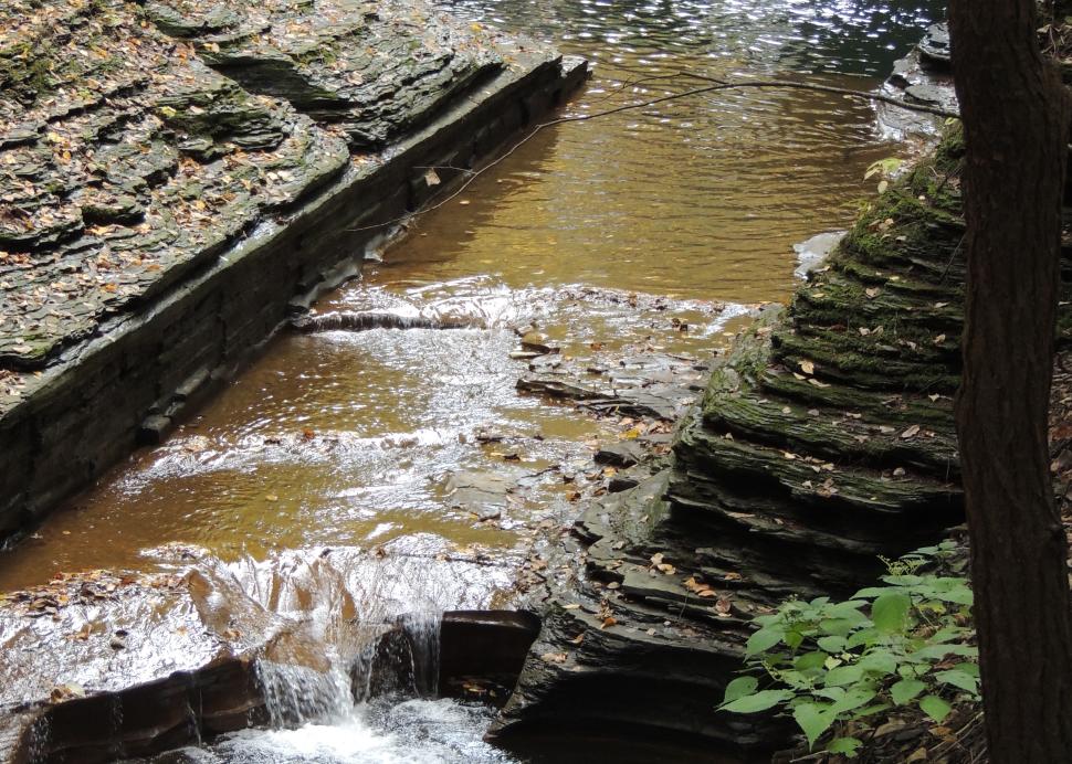 Buttermilk Falls in Fall Ithaca