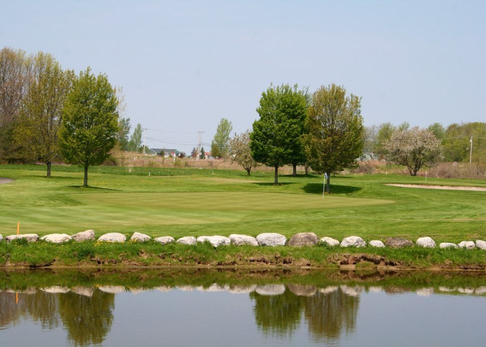 Water hazard along the course at CenterPointe Country Club