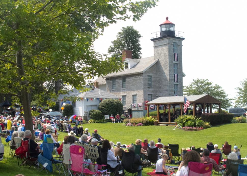 Concert at the Sodus Point Lighthouse - Jack Kidd Photo Credit
