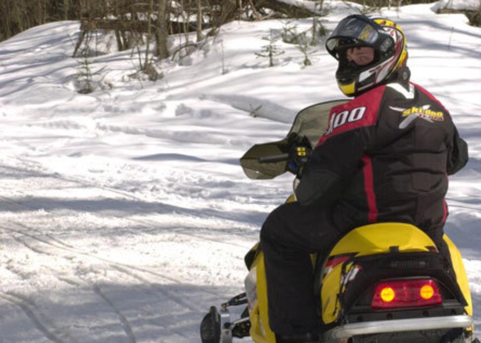Snowmobiling - Photo by Susan Shafer