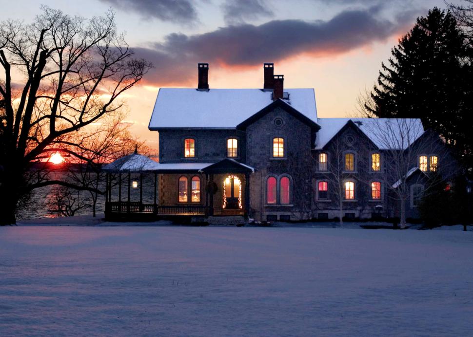 EB Morgan House in the Winter