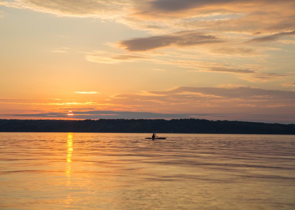 Sunset at Long Point State Park