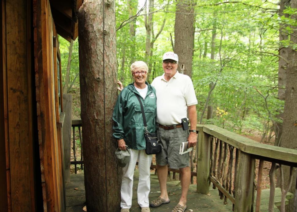 Deck of the Gell Center treehouse