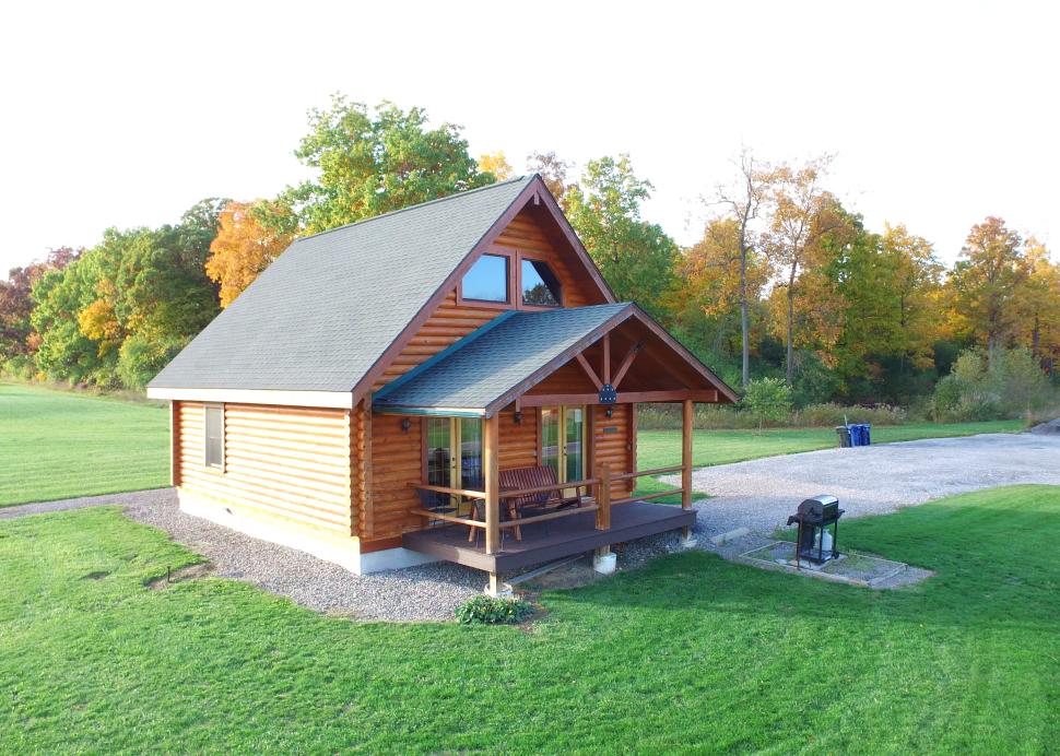 Exterior of the Honeoye Cabin owned by Cobtree Vacation Rental Homes