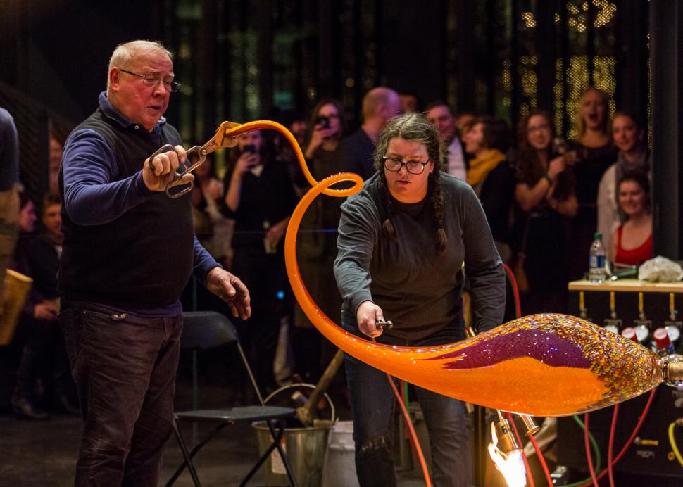 Hot Glass Demo with Lino Tagliapietra