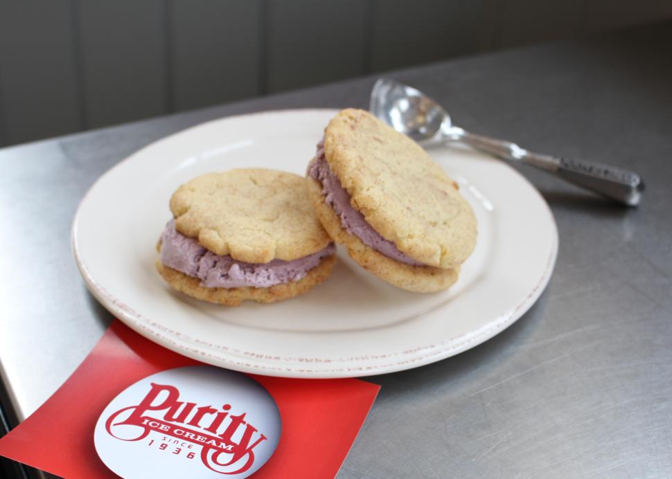 Purity ice cream sandwich