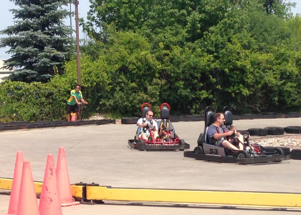 Go karts at Club House Fun Center in Rochester, NY
