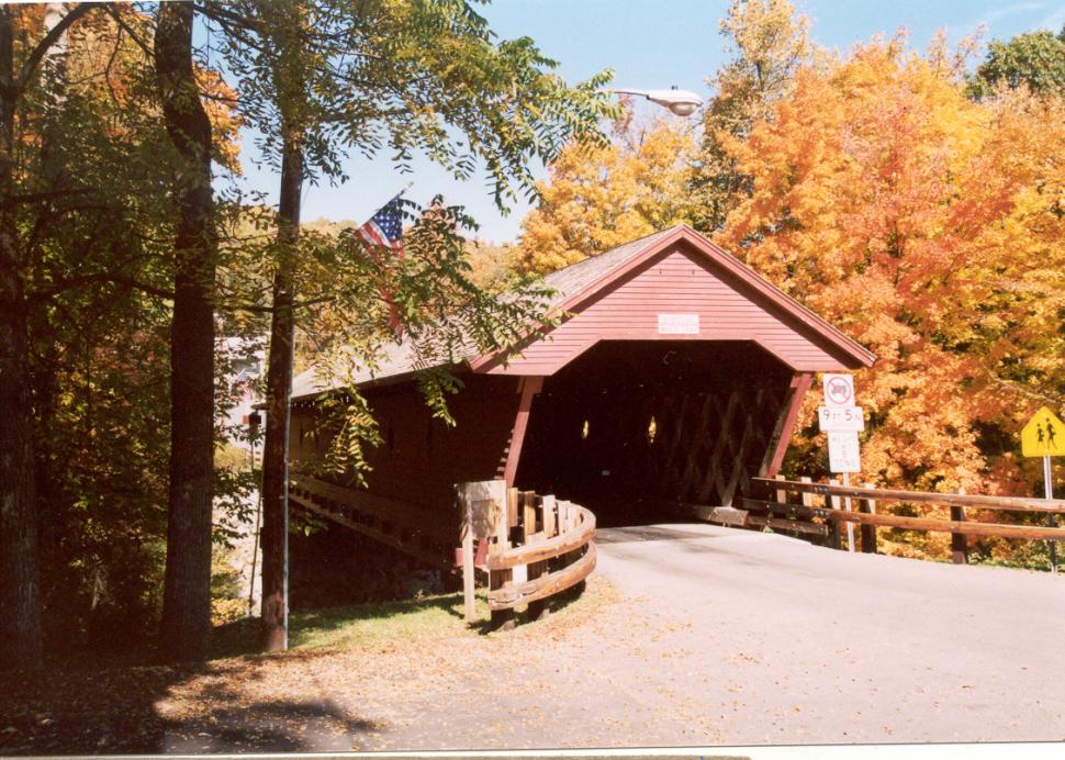 Newfield Covered Bridge entry