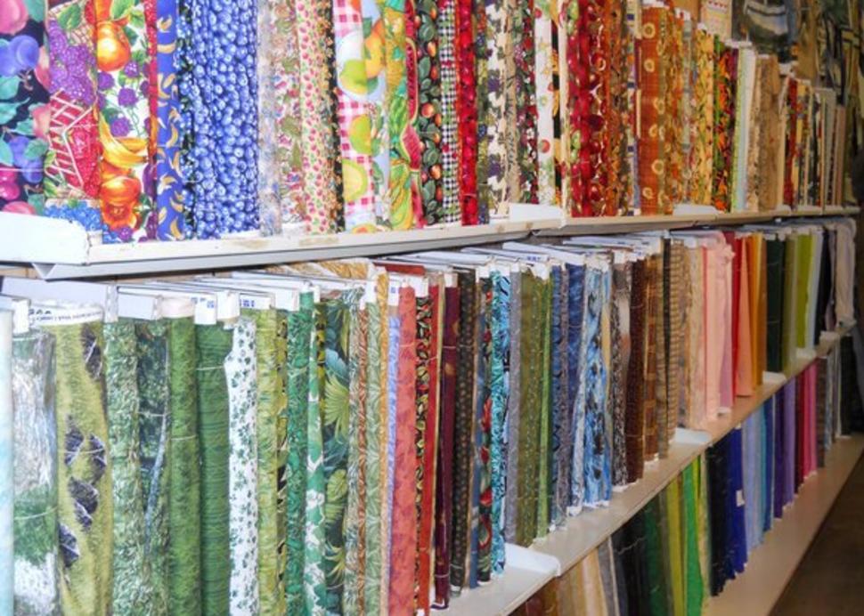 Springlake market and fabric inside