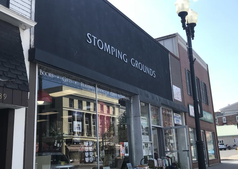View of storefront of Stomping Grounds