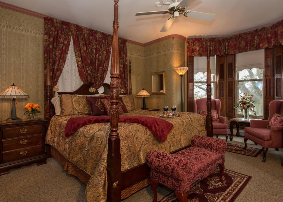Interior of the Parker House Suite in the Sutherland house in Canandaigua