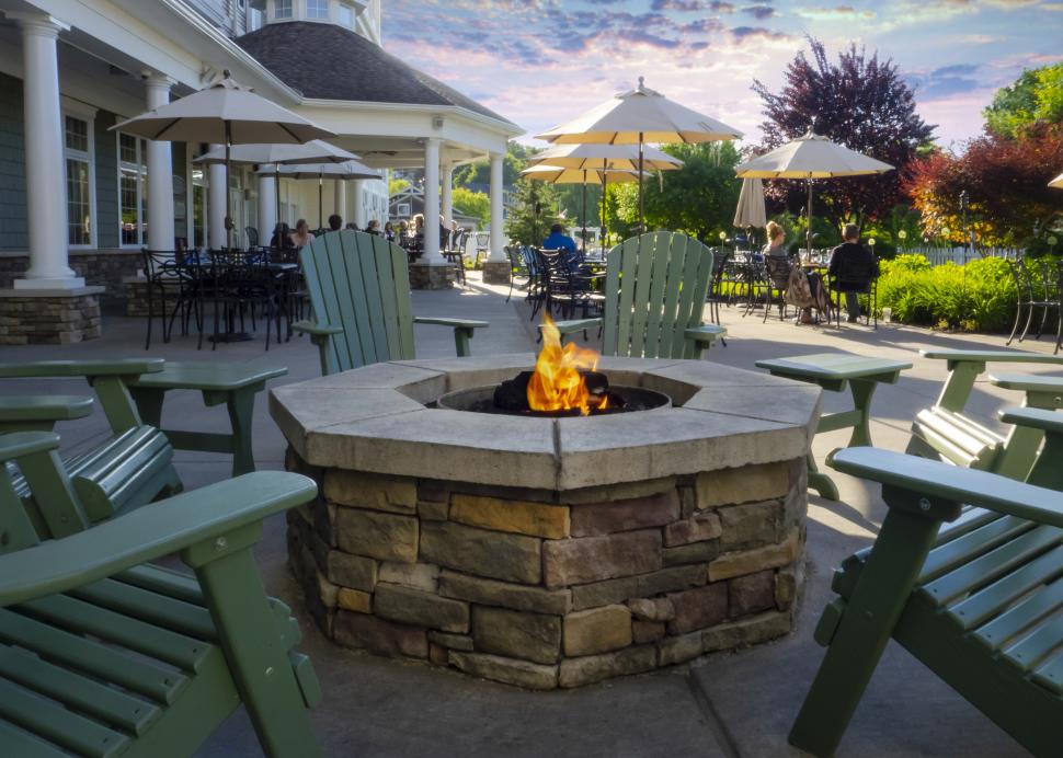 Outside Fireplace