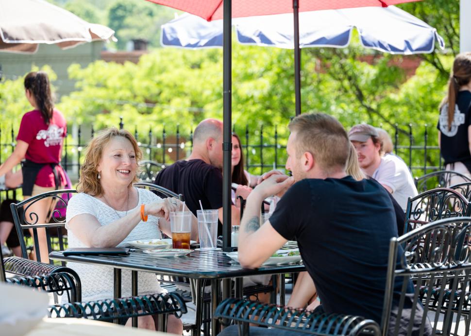Market Street patio dining