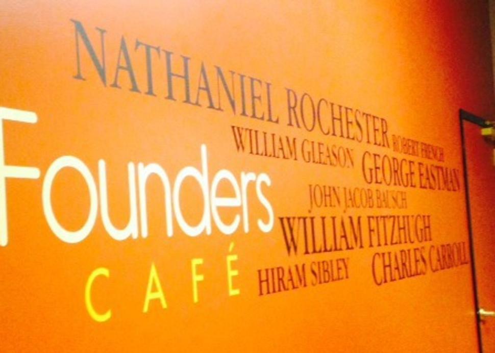 Tributes to historic Rochestarians at Founders Cafe