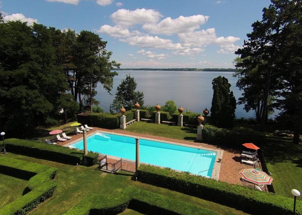Photo of the Pool overlooking Seneca lake at Geneva on the Lake