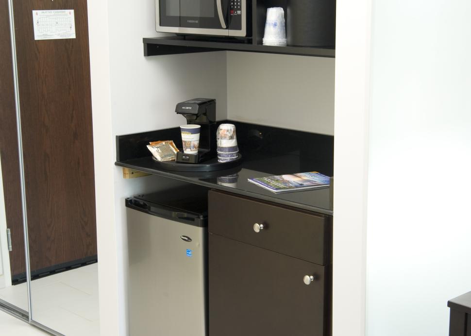All Rooms Equipped With Fridge, Microwave & Coffee Maker