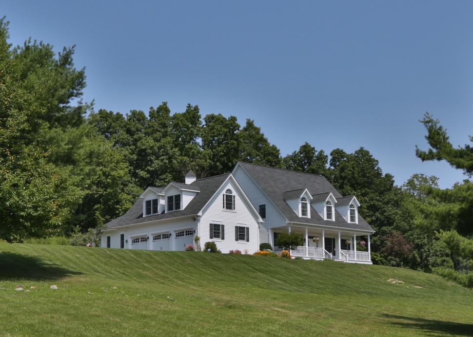 Exterior of Another World Bed and Breakfast sitting up on a hill