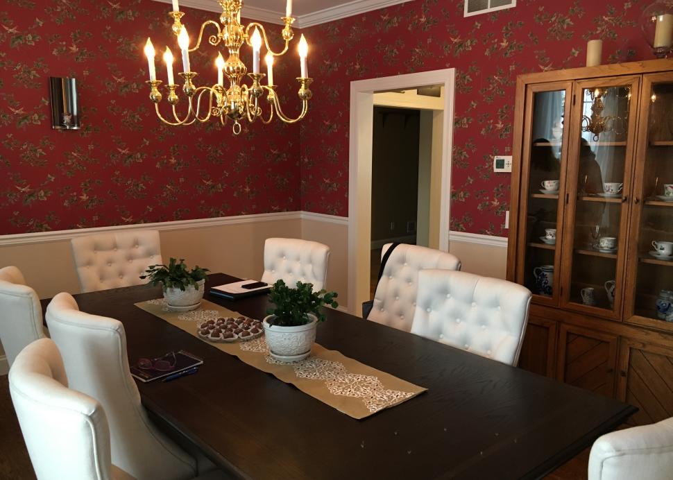 Interior of the large dining room at Another World Bed and Breakfast