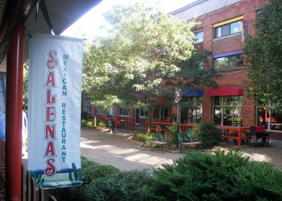 outdoor patio at Salena's Mexican Restaurant