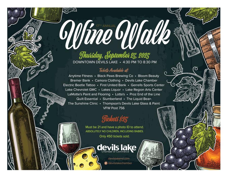 2025 Wine Walk Poster