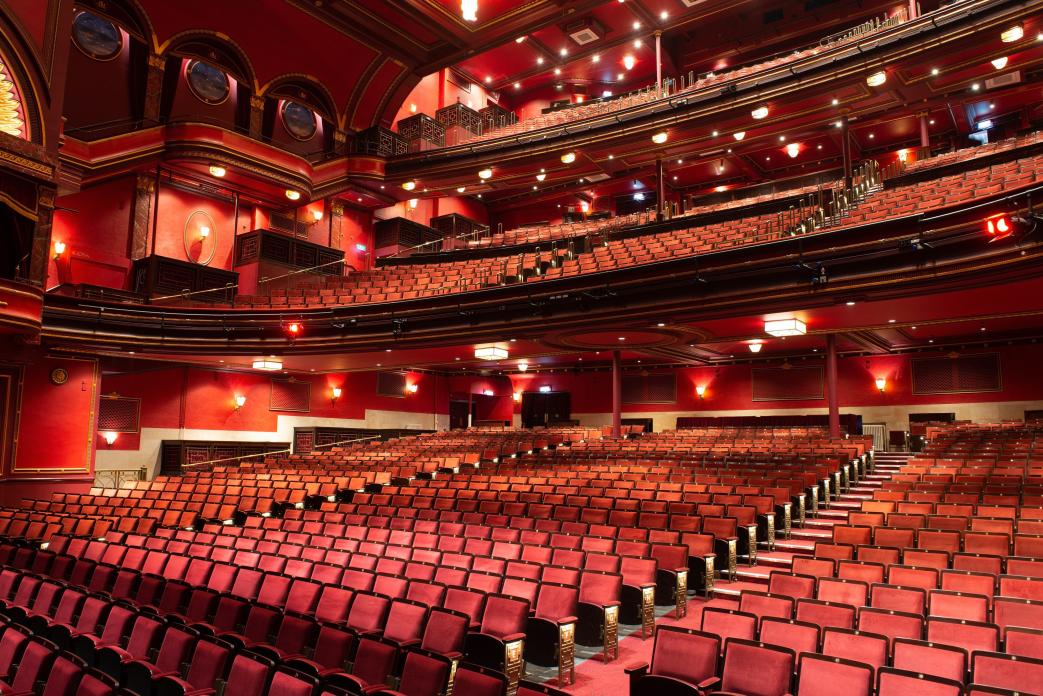 Mayflower Theatre's seating area in auditorium