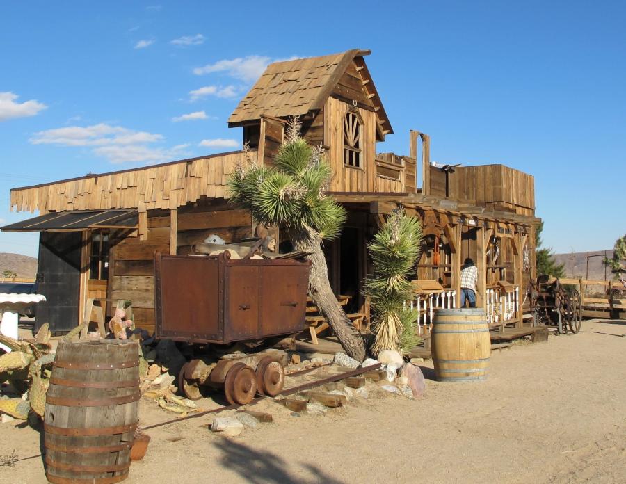 Old buildings at Pioneer town