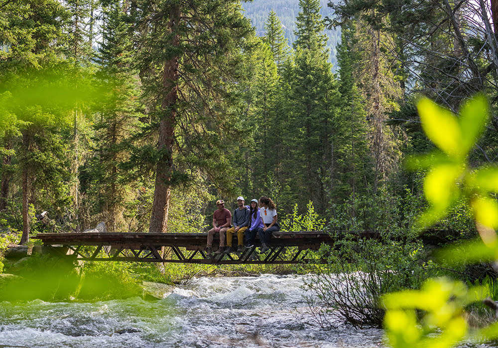 Granby, Colorado Hiking Bridge Over River