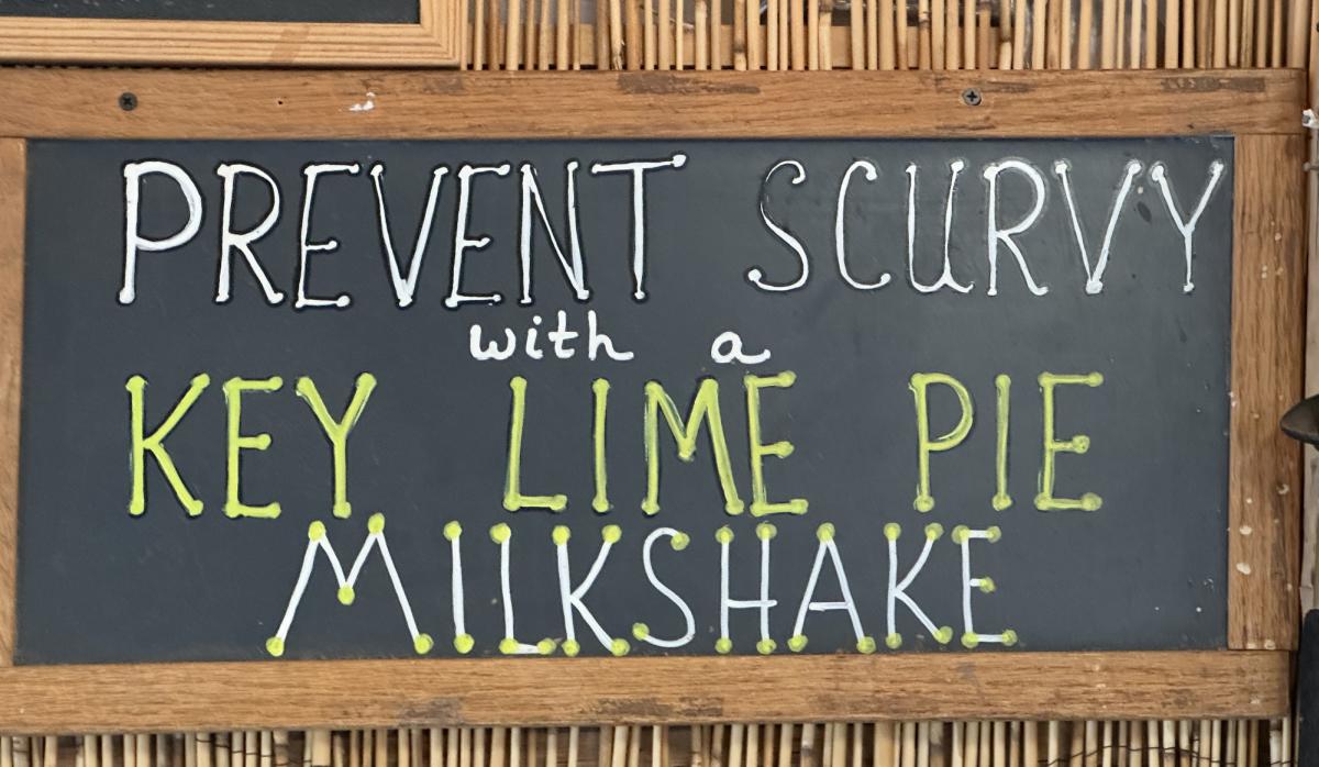 Up the Creek menu