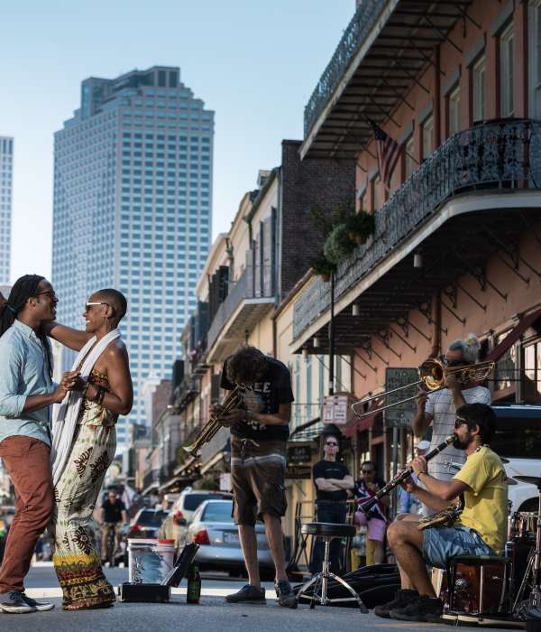 Dancing in the French Quarter
