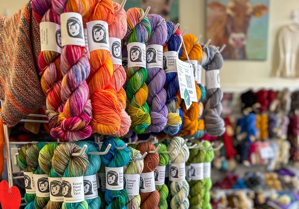 Plum tree yarn shop view inside