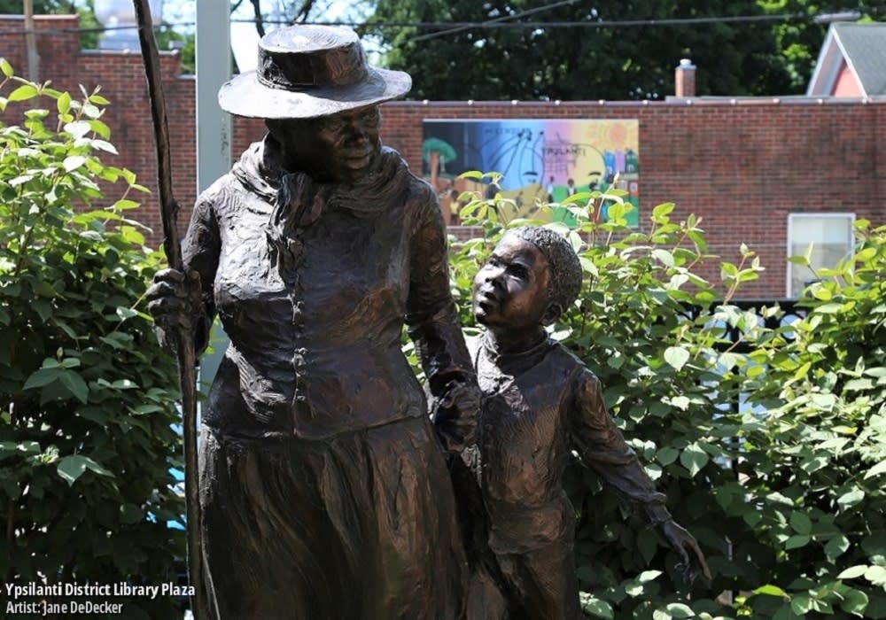 harriet tubman statue Ypsilanti