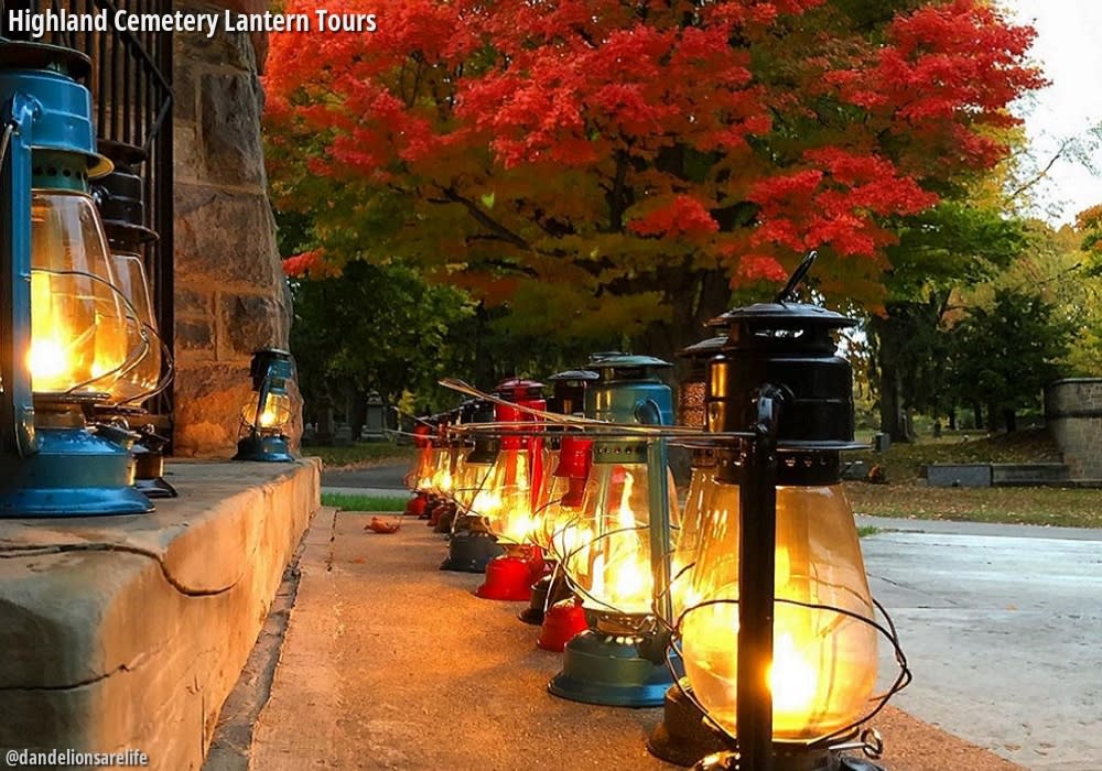 highland cemetery lantern tours