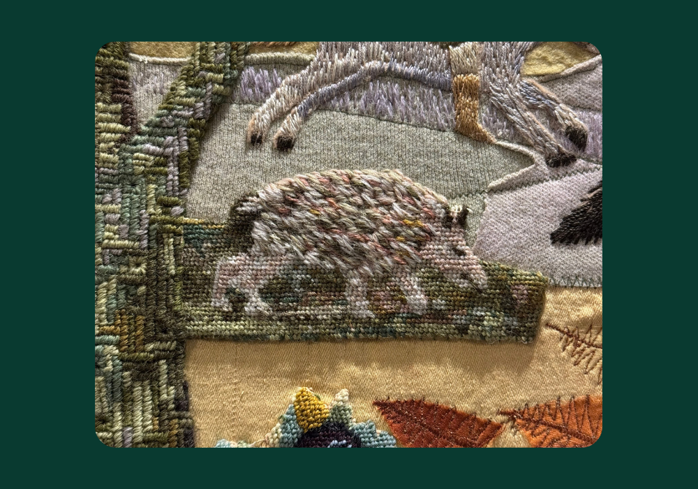 Ancient Pig - New Forest Embroidery