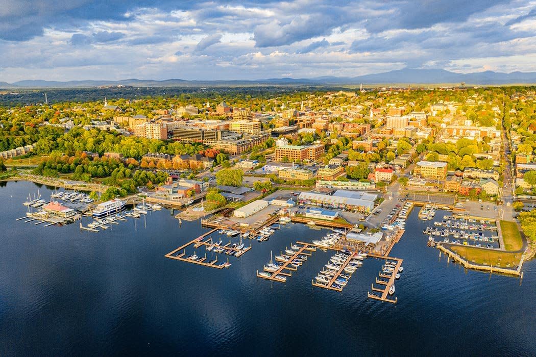 Burlington Vermont and Lake Champlain