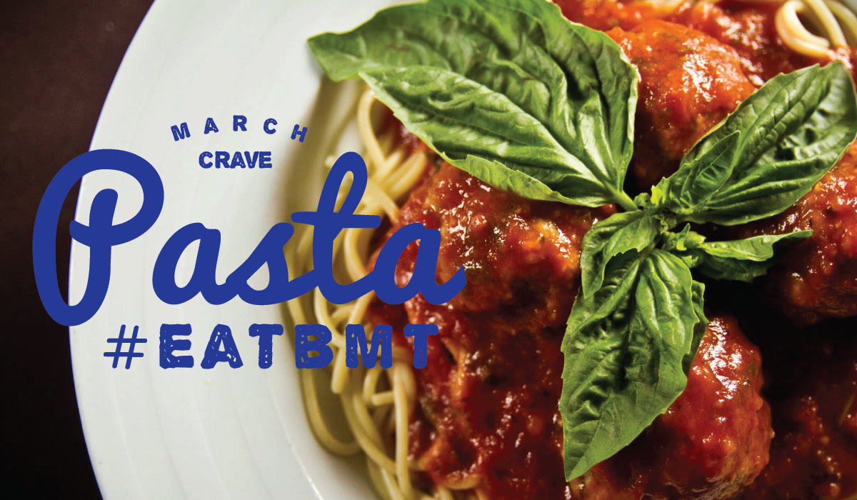March Crave Pasta Logo #EATBMT