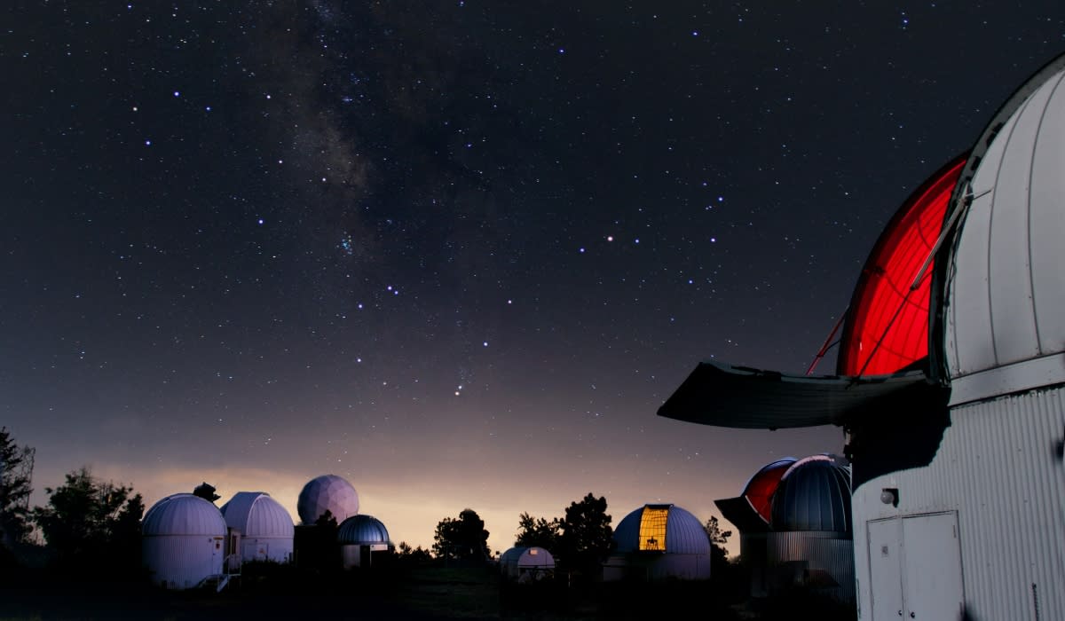 A look at the stars at the Mount Lemmon SkyCenter in Tucson, Arizona