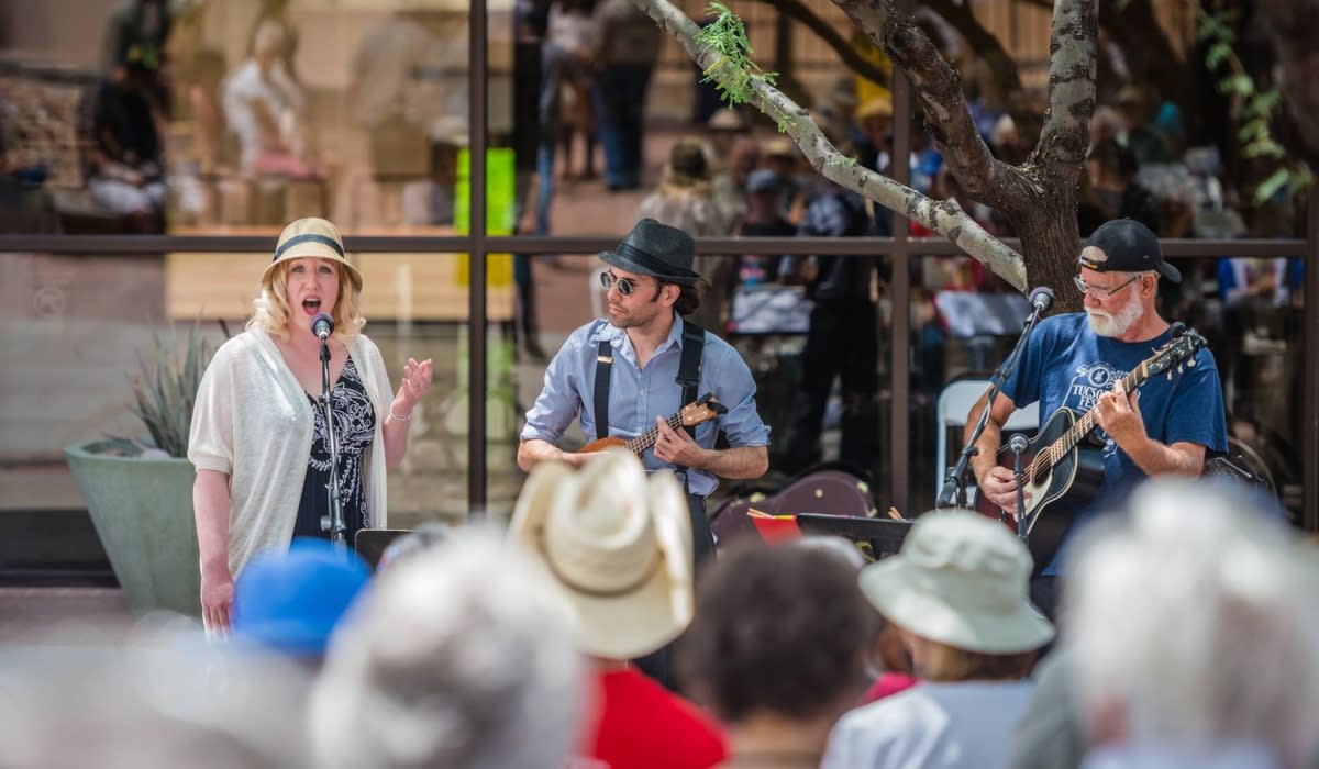 Musicians at Folk Festival