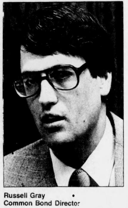 Headshot portrait of a young man with glasses, gay rights activist Russell Gray of Albuquerque, New Mexico.