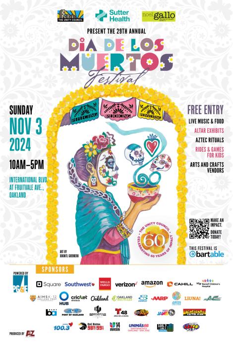 Dia de los Muertos Festival Poster 2024