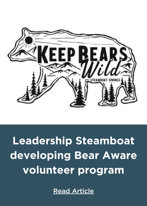 Leadership Steamboat developing Bear Aware volunteer program