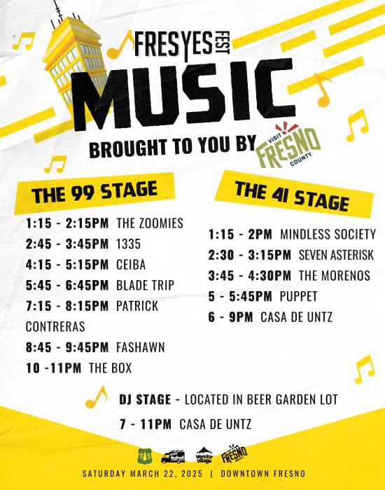 2025 fresyes music times