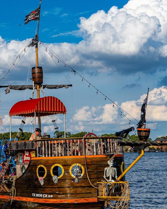 Pirate Ship on Lake