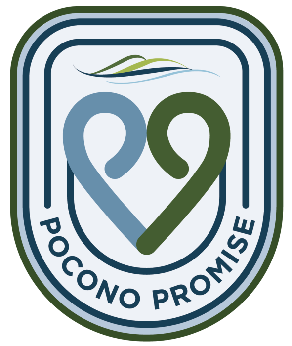 The New Pocono Promise Logo - Launched in 2023