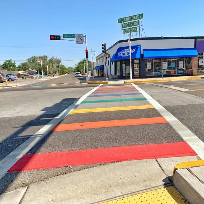 Rainbow Crosswalk