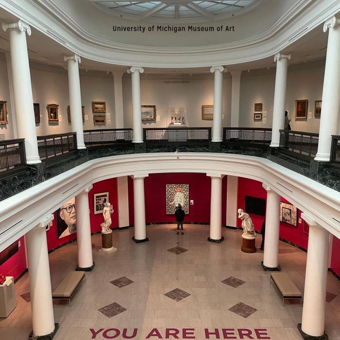 Interior of U-M Museum of Art